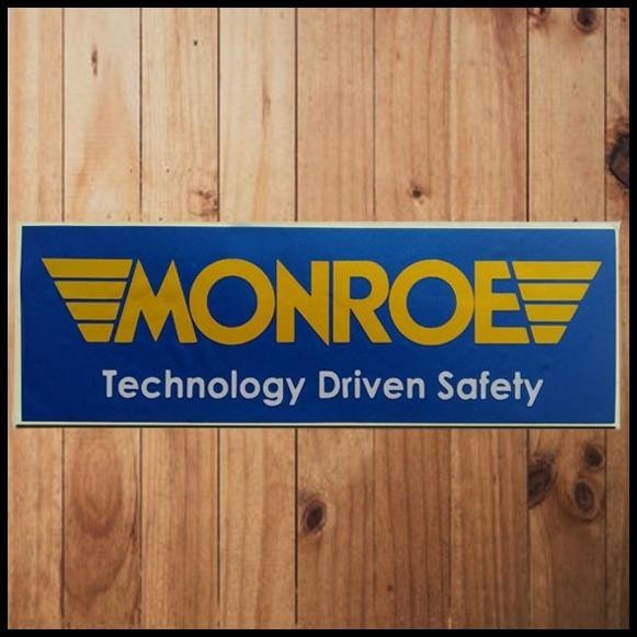 

GRATIS ONGKIR STIKER MONROE TECHNOLOGY DRIVEN SAFETY BLUE COLOR
