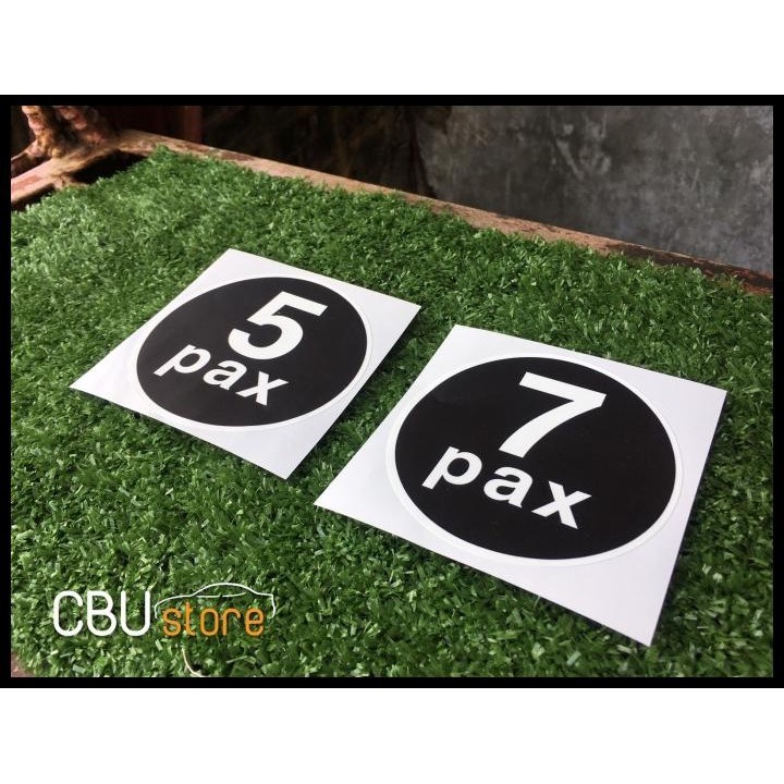 

TERMURAH STIKER 5 PAX 7 PAX
