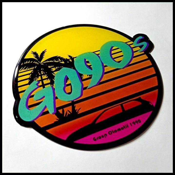 

TERMURAH STIKER GO90S STICKER TIMBUL LENTUR GO 90S RETRO OFFICIAL KOMUNITAS !!!!!!!