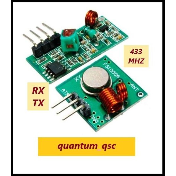 HOT DEAL 433MHZ RF WIRELESS TRANSMITTER & RECEIVER RX TX PAIR SET MODUL QUALITY 