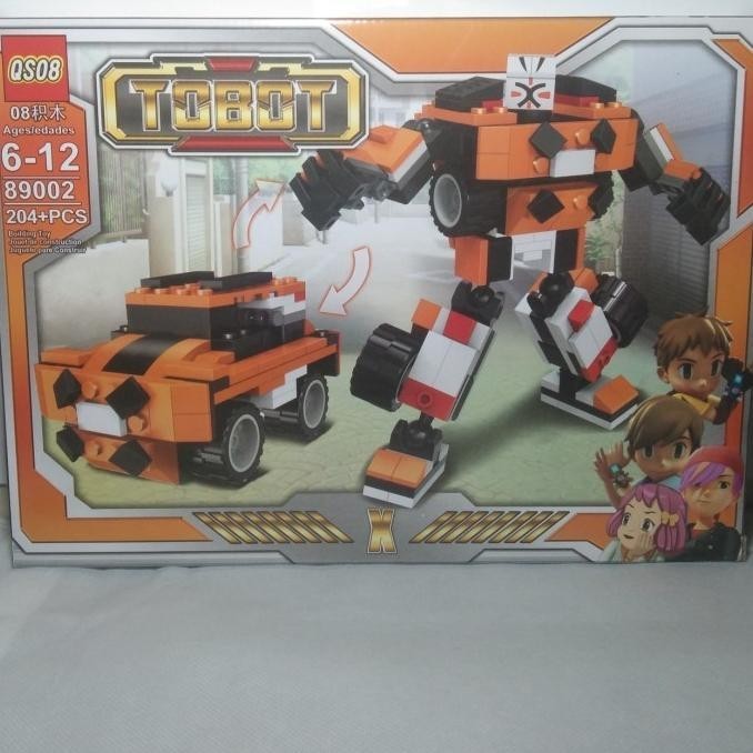 Ready Mainan Anak Lego Brick QS08 TOBOT Lego Block Mainan Edukasi