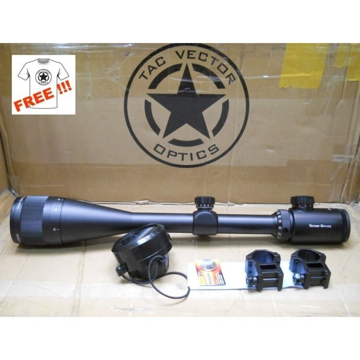 (STOK BARU) LONG RANGE RIFLESCOPE VICTOPTICS 10-40x50 AOE by VICTOR OPTICS