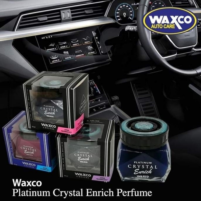 PARFUM / PEWANGI MOBIL WAXCO BLACK MUSK CRYSTAL GLASS 85ML