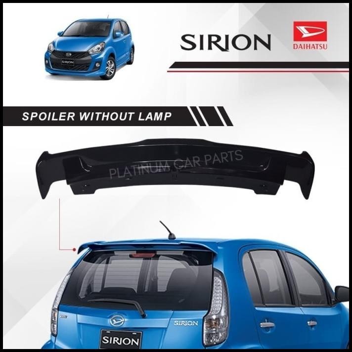 DISKON SPOILER DAIHATSU SIRION MUGEN DENGAN LAMPU/ SPOILER SIRION WITH LAMP 