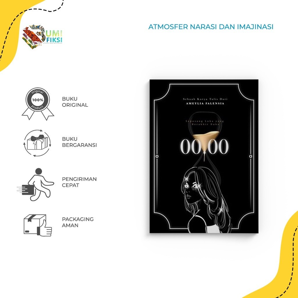 Buku Novel 00:00 - Ameylia Falensia - Bumifiksi