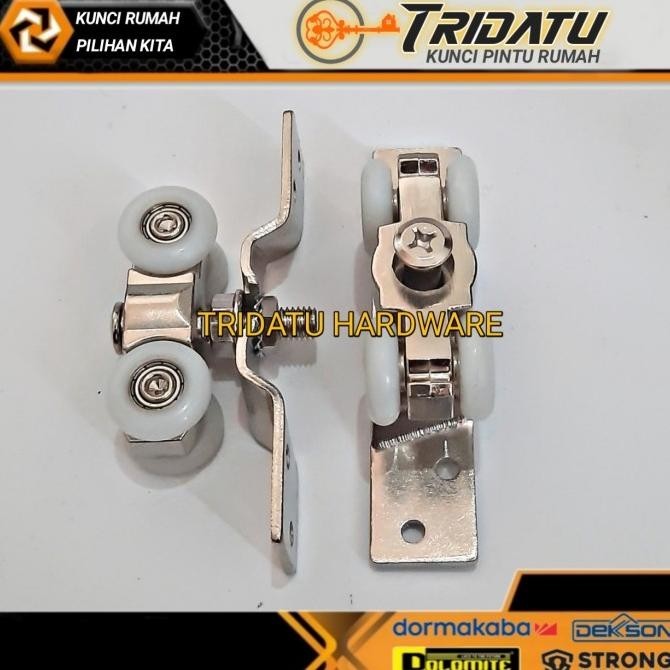 Roda Rel Pintu Geser Twin Original Roda Husky Premium Roda Sliding
