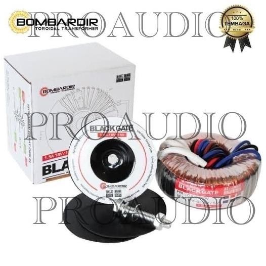 NEW TRAFO TOROID BLACKGATE 1,5A-18V (+CT)