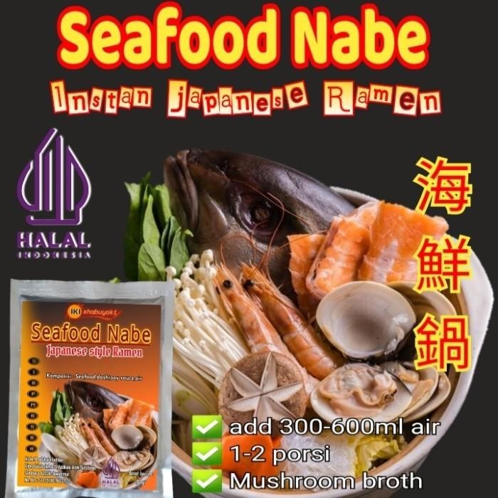

instan ramen halal 100gr | seafood nabe | seafood ramen Kualitas Terbaik