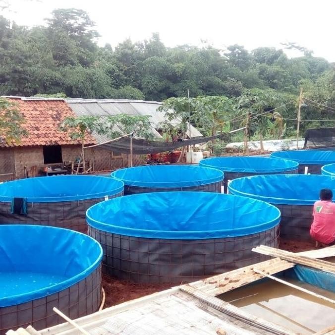 Kolam Terpal Bulat Diameter 3.T.1.2