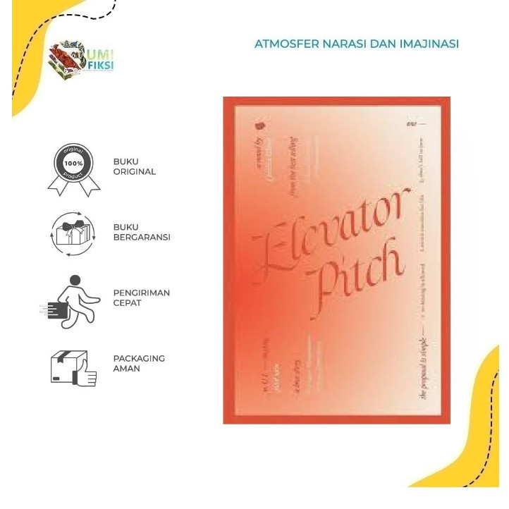 Buku Novel - Elevator Pitch - Cecillia Wang - Bukune - Bumi Fiksi