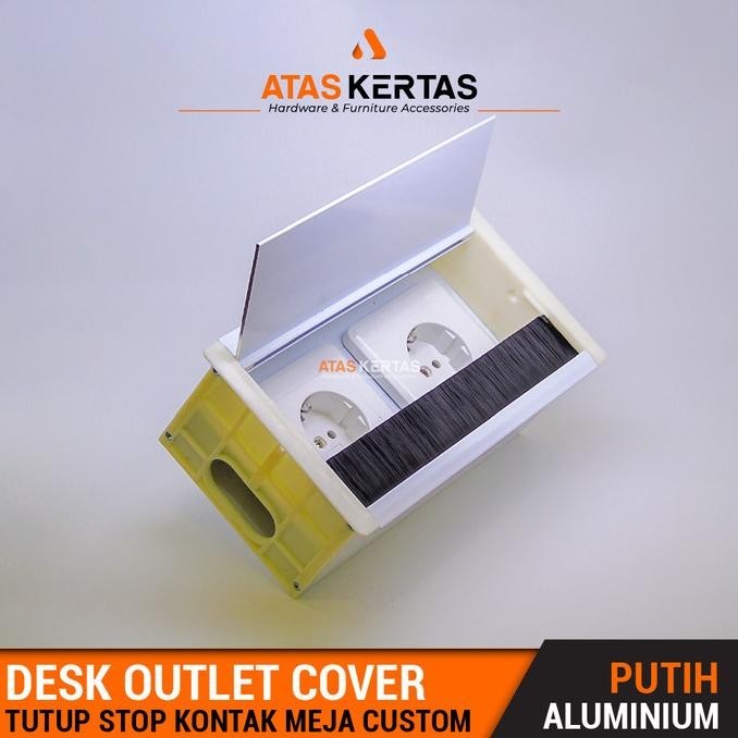 Box Gromet Stop Kontak Meja Custom / Grommet Pengaman Stop Kontak Meja