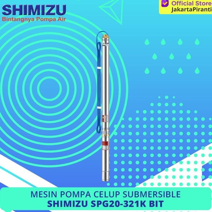 Mesin Pompa Submersible Satelit Sibel Shimizu 0.75 Hp Spg20-321K Bit
