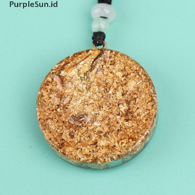 Pursun Orgonite Liontin Batu Energi Orgonit Sacred Sri Yantra Orgonite S004