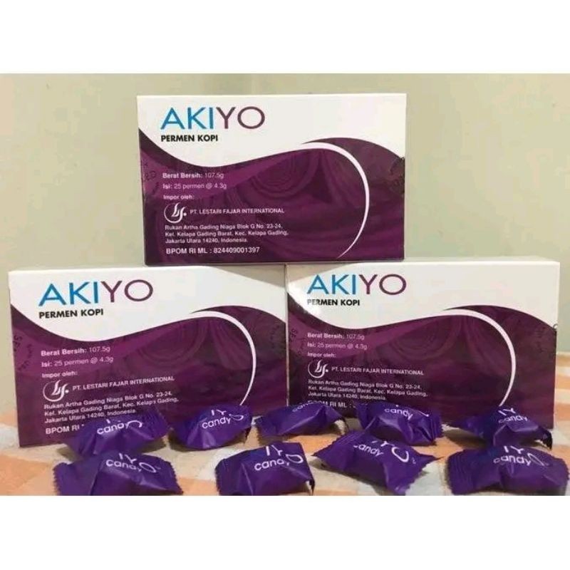 

Permen AKIYO CANDY Rasa Kopi HARGA 3 PCS