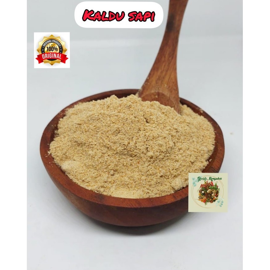 

Kaldu Sapi Bubuk Halal / Pure Beef Powder Non Msg - 1Kg