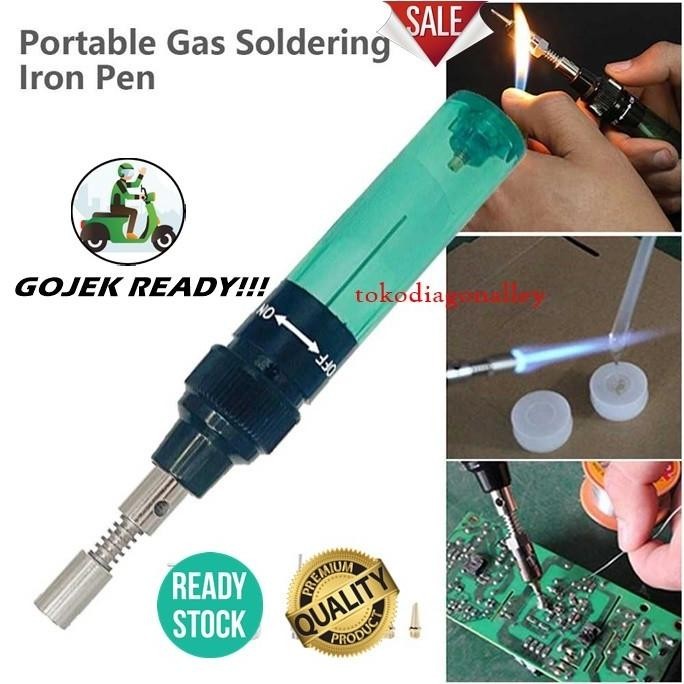 Solder Gas Butane Portable Mini Tanpa Listrik Tanpa Kabel Mini Welding