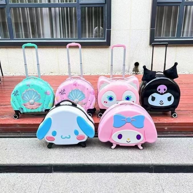 Koper Anak Sanrio Tas Sekolah Travelling Cinnamoroll Kuromi Melody Murah