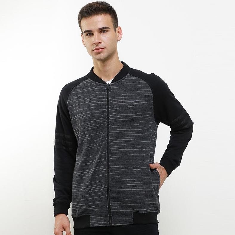 Jaket Pria Keren Bomber Pria The Next Level Hb068G Abu