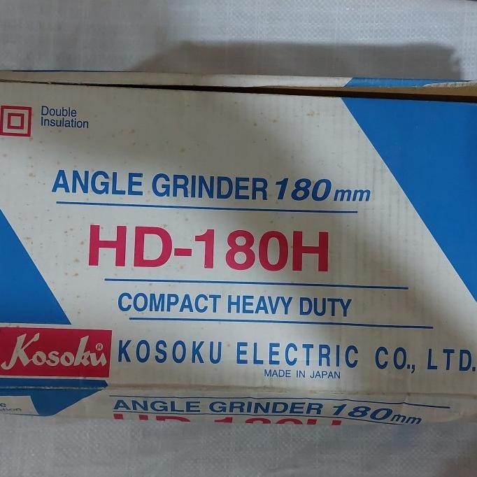Kosoku Hd180H Mesin Gerinda 7 Inch Model Pencet Deadman Switch [ Duoble L21 ]