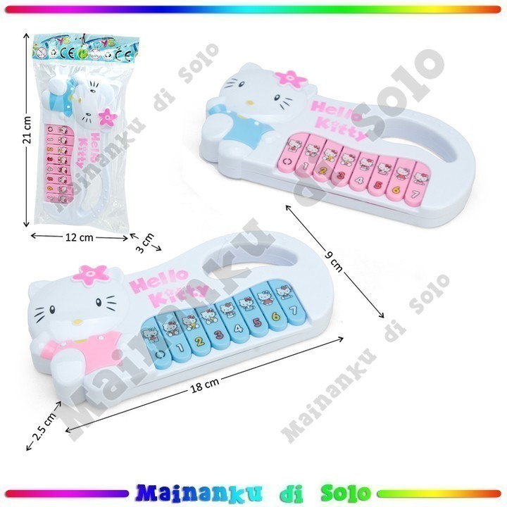 [Mainanku] Mainan Baby Musical Alat Musik Piano Hello Kitty Suara Musik Toys