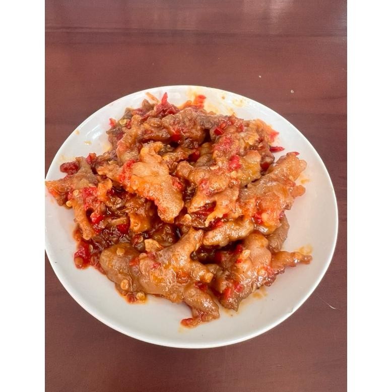

Oz67 Sambel Oseng Mercon Ceker Tanpa Tulang Dakball by Ceceofficial Premium