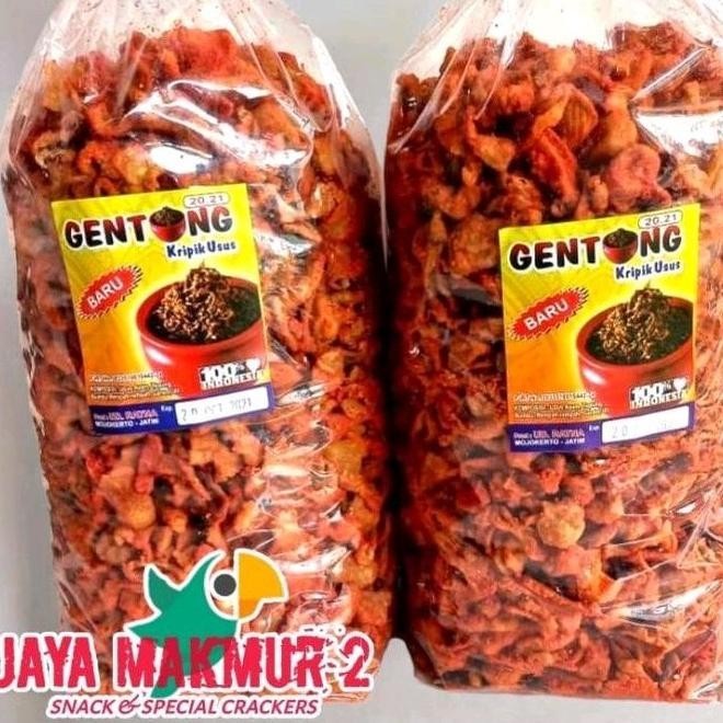

LI34 keripik usus pedas daun jeruk crispy 1kg Viral