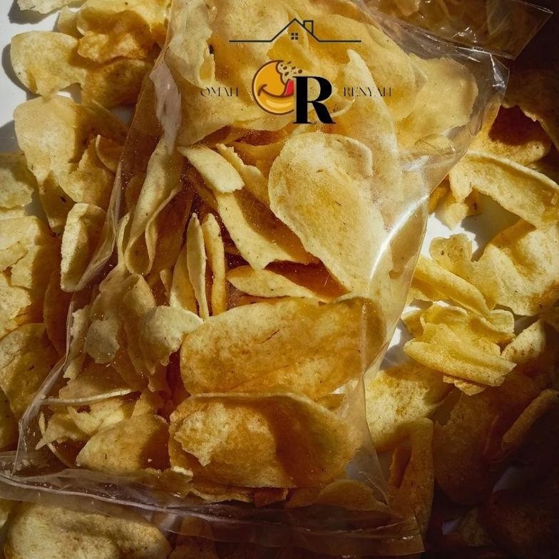 

gha-68 [TERLARIS] KERIPIK SINGKONG GEHTUK 1KG RASA ORIGINAL GURIH Termurah