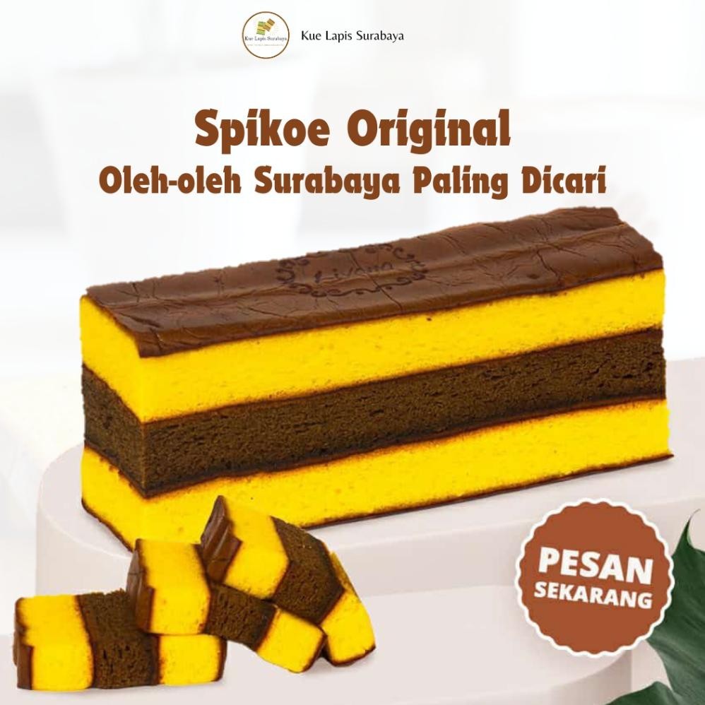 

Me41 Kue Lapis Surabaya/Spikoe ORIGINAL Dengan Resep Kuno Sale