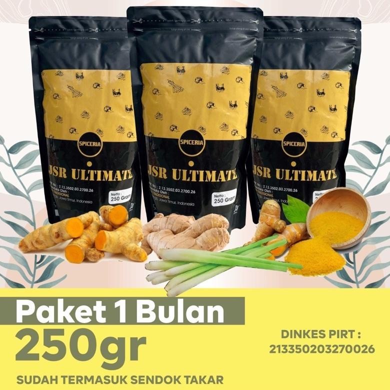 

VD08 [PROMO] Ramuan JSR paket 1 bulan isi 250 gram include sendok takar Sale