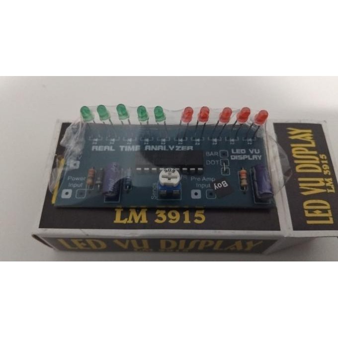 KIT LED VU DISPLAY LM 3915 BME / Kit Display LED LM 3915