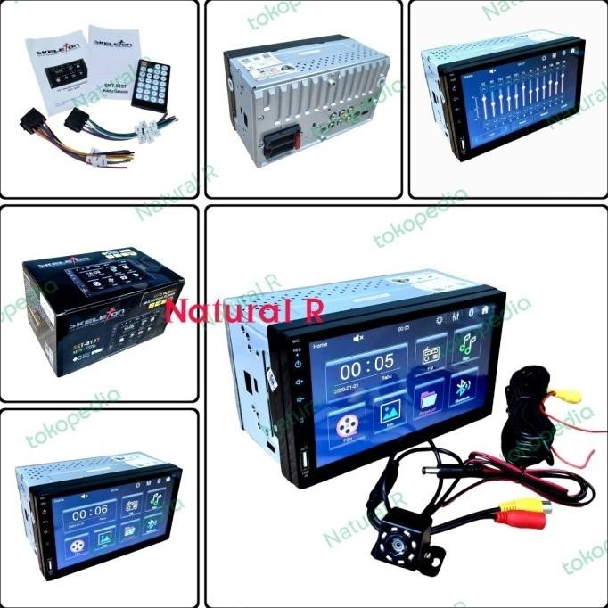 Tv Mobil Headunit Double Din Skeleton Skt-8197 / Skt - 8197