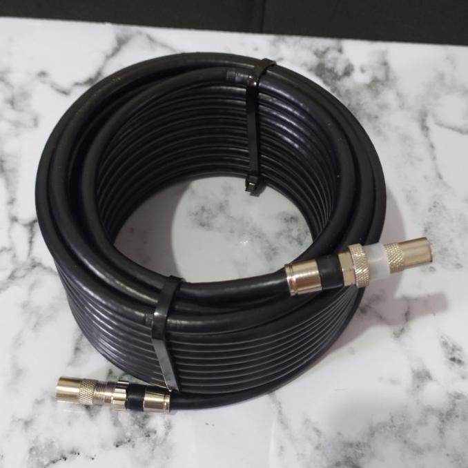 Kabel Antena Tv 20 M Jack Compression+ Male To Female/Kabel Tv Digital