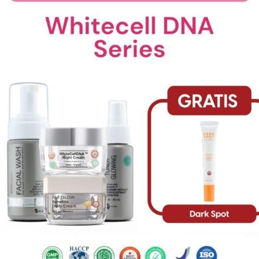 White Cell Dna Series Dengan Bb Cream Whitening Ms Glow