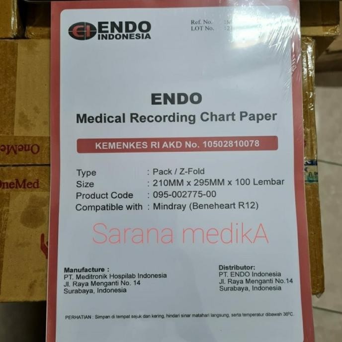 Kertas Ekg R12 Mindray/Mindray Paper Ecg R 12