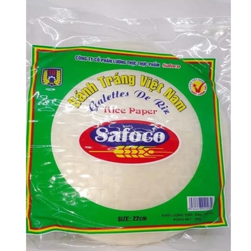 

2 X 300Gr Safaco Vietnam Rice Paper - Kulit Lumpia - Diameter 22 Cm