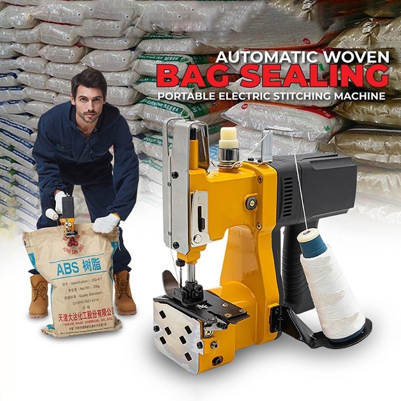 Originial Flyingman Mesin Jahit Karung Beras Gk9-800 Portable Bag Close Alat Jahit Karung Beras Asli