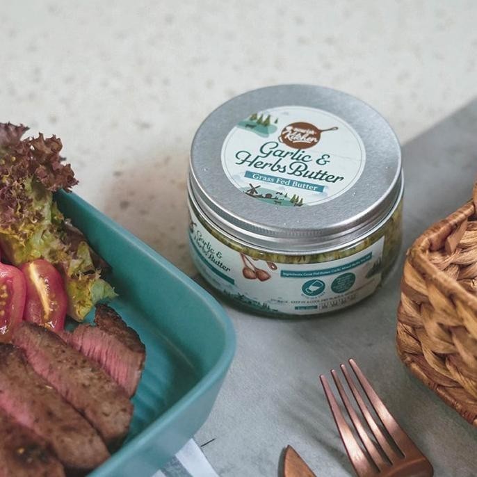 

Garlic Herbs Butter (Grass Fed Butter) 200gr