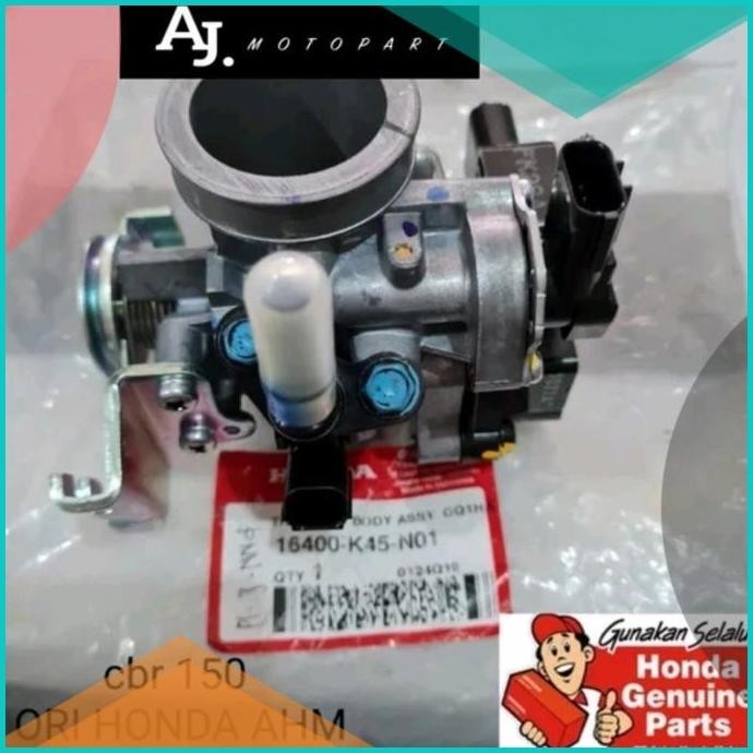 0throttle body cbr 150 16400-K45-N01 ori honda ahm 8JVLZ4 sparepart