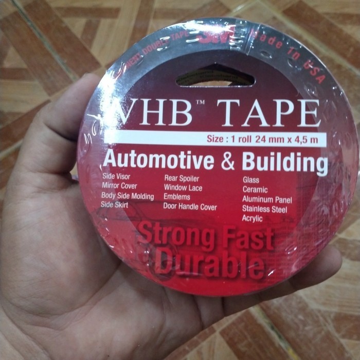 

Double Tape Super Kuat Super Lengket 3M Vhb Original Lebar 24Mm