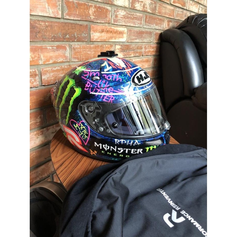 SOLD! HELM HJC RPHA 10 PLUS JORGE LORENZO GRAFFITI FULL FACE