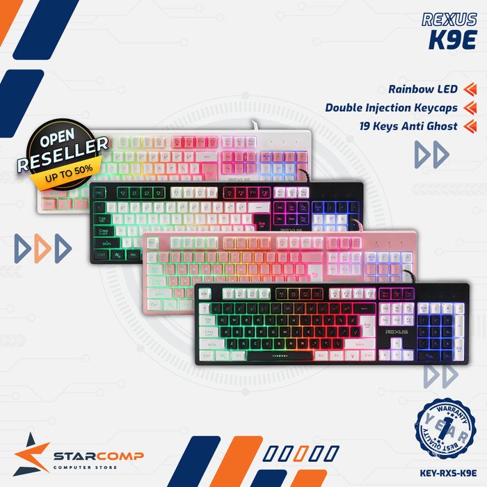 Rexus Keyboard Gaming K9E