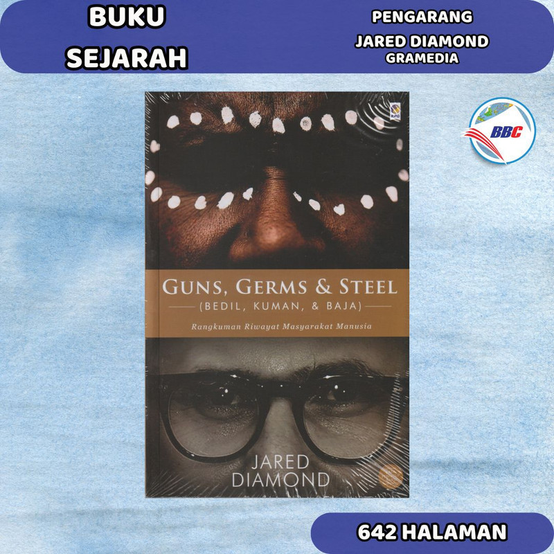 BUKU GUNS, GERM & STEEL : BEDIL, KUMAN DAN BAJA