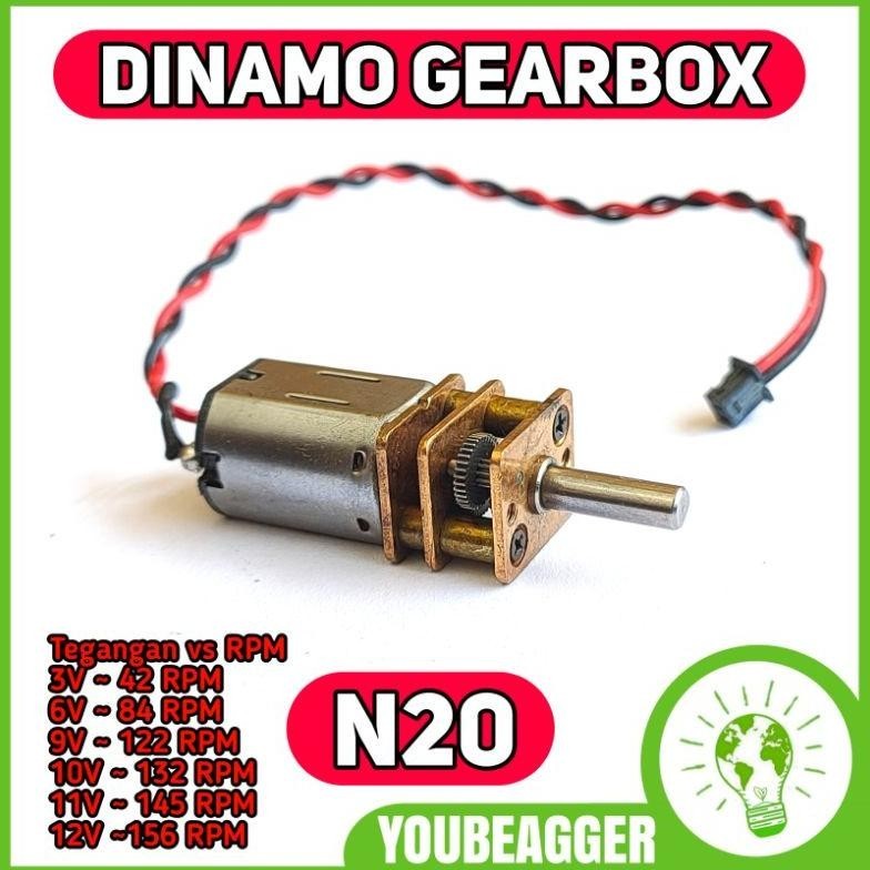 TY Gearbox motor DC N20 TERLARIS