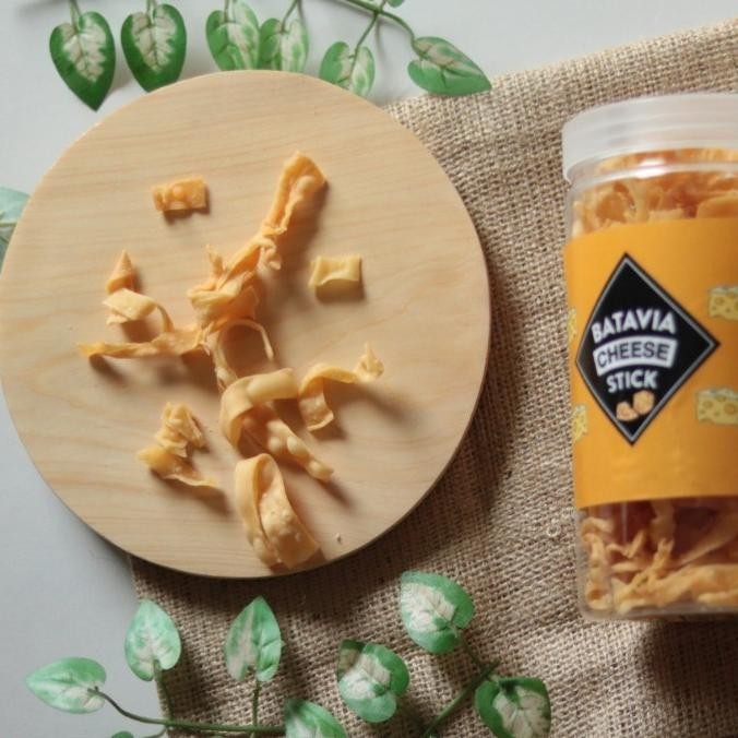 

t-56 BATAVIA CHEESE STICK Kue Kering Stik Keju Snacks Renyah dan Bergizi Berkualitas