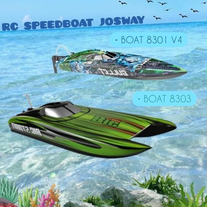 MAS RC BOAT JOYSWAY BIG STORM 8303 8301 V4 2.4G BRUSHLESS RC RACING