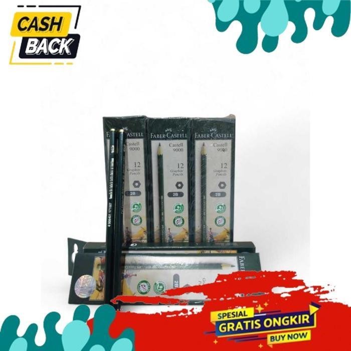

BISMILAH PAKET HEMAT PENSIL FABER CASTELL 2B ISI 6 PACK (72 PCS) / PER PACK ISI 12 PCS