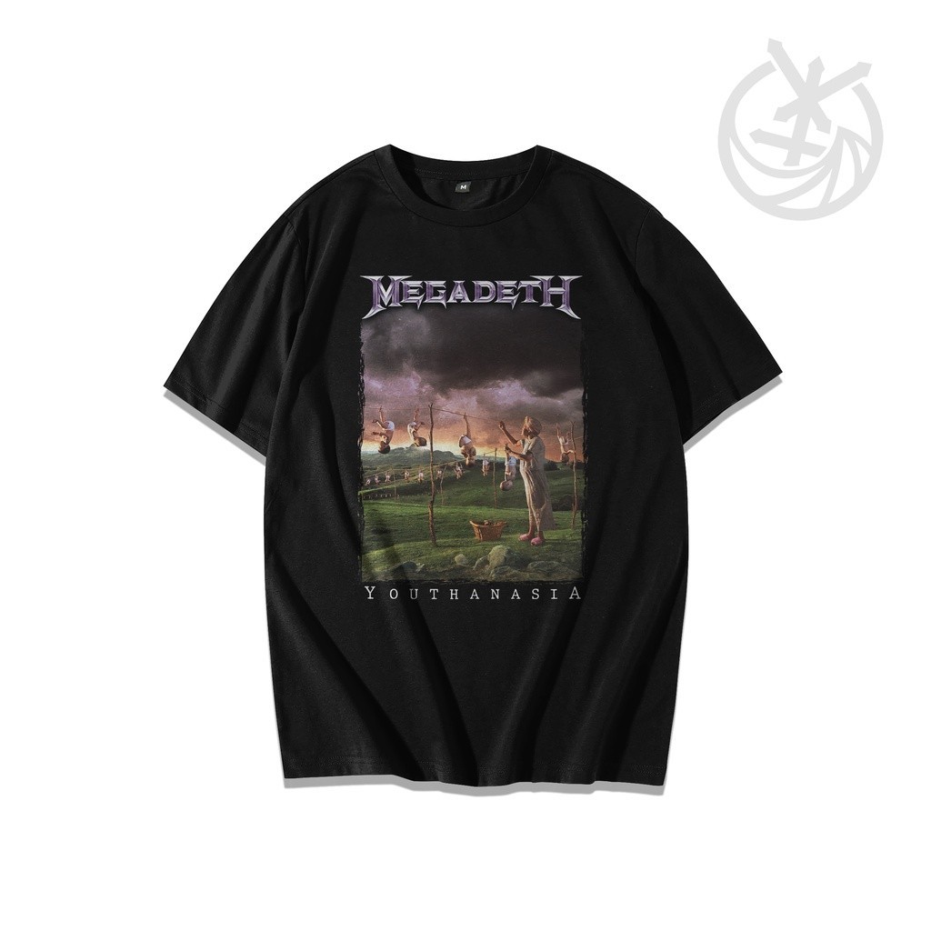 Kaos pria keren| Baju pria distro| Kaos pria keren terbaru|  Kaos Distro Band Metal Megadeth 144