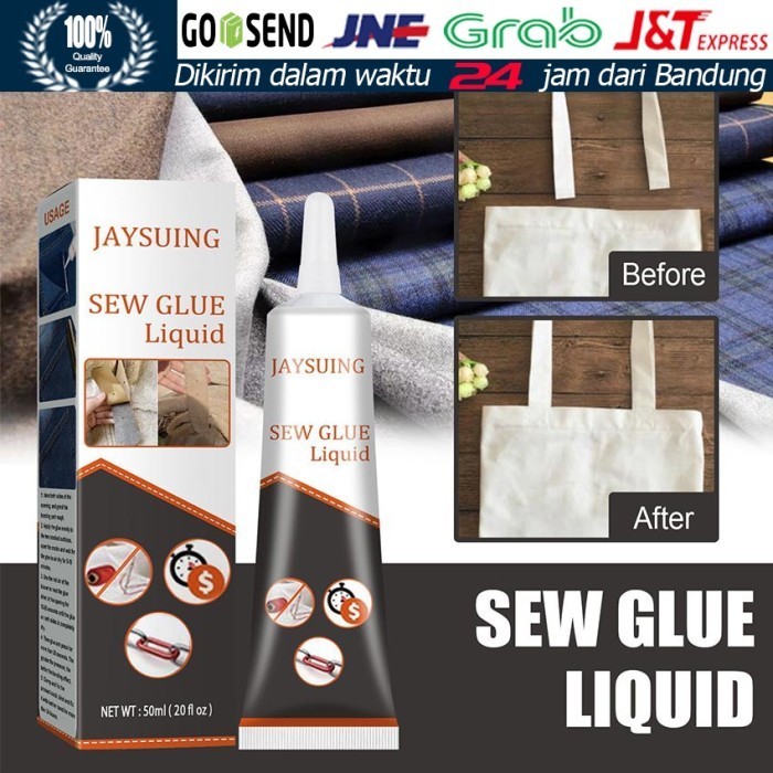 

.........] Lem Kain Tahan Air Lembaran Jeans Repair Tanpa Jahit Flanel Sew Glue