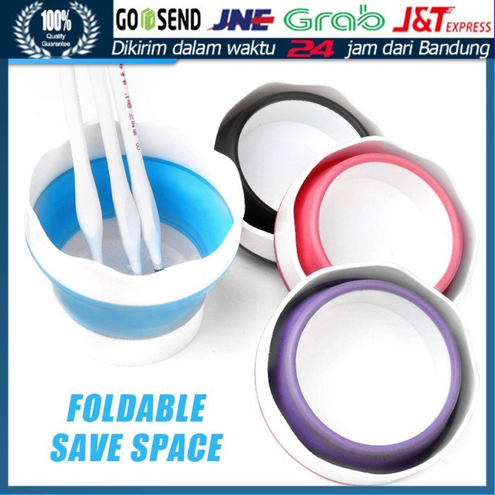 

*****] Water Cup Brush Washer Lipat Portable