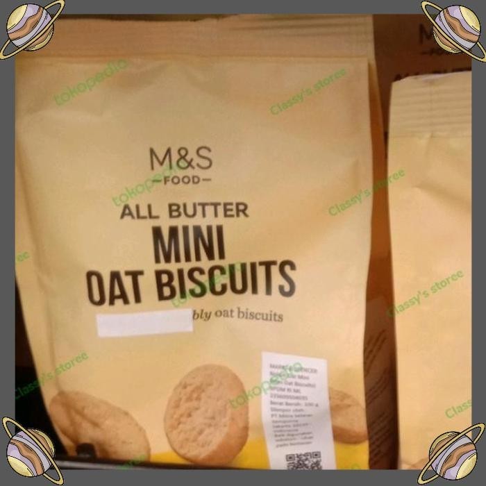 

[CLS] M&S FOOD ALL BUTTER MINI BISCUIT/BISKUIT OAT 100 GR